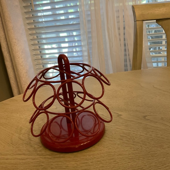 ♥️Red Metal Coffee Pod Holder - Picture 2 of 3